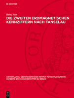 Die Zweiten Erdmagnetischen Kennziffern Nach Fanselau 3112767160 Book Cover