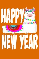 Notebook: Notebook Funny happy new year LLAMA 2020 paper journal, Notebook orange.: Diaries LLAMA 6x9 100 pages diary LlAMA Binder/ Portfolio/ Organizer/ Planner Notebook orange. 1705907288 Book Cover
