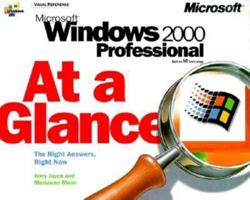 Microsoft Windows 2000 Professional at a Glance 1572318392 Book Cover