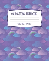 COMPOSITION NOTEBOOK Wide Ruled: School Writing Journal Diary Notepad K-2 Girl Gift (Back To School Fun) 1709213663 Book Cover