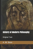 History of Modern Philosophy: Original Text B085KR47SQ Book Cover