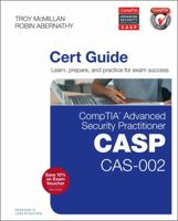 CompTIA Advanced Security Practitioner (CASP) CAS-002 Cert Guide 0789754010 Book Cover