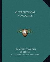 Metaphysical Magazine 1162581255 Book Cover