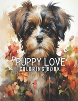 Puppy Love: Coloring Book B0CK3HNW1S Book Cover