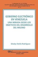 Gobierno Electrónico en Venezuela: Una mirada desde el objetivos del desarrollo del milenio 9803653733 Book Cover