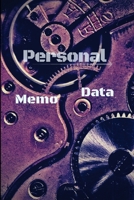 Personal Data Memo Notes Book Diary Blue: Personal Data Memo Notes Book Diary Blue Line 1542440351 Book Cover