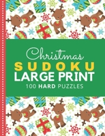 Christmas Sudoku Large Print: Baby Reindeer Ornament Theme / 100 Hard Puzzles With Solutions / 9x9 Grid / 1 Grid Per Page / Christmas Gift for Kids Teens and Adults Who Love Challenging Sudoku Books o B08LNJLJZM Book Cover