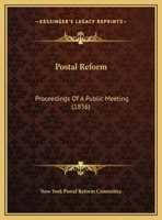 Postal Reform 1022556754 Book Cover
