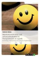 Mitarbeitermotivation Und Arbeitszufriedenheit in Transportwesen & Logistik 384288415X Book Cover
