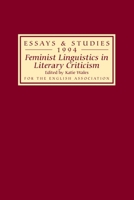 Feminist Linguistics in Literary Criticism (Essays and Studies) 0859914119 Book Cover