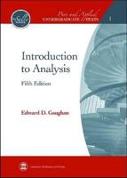 Introduction to Analysis 0821847872 Book Cover