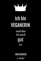 Notizbuch f�r Veganer / Veganerin: Originelle Geschenk-Idee [120 Seiten kariertes blanko Papier] 1677665572 Book Cover