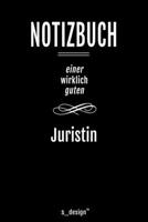 Notizbuch f�r Juristen / Jurist / Juristin: Originelle Geschenk-Idee [120 Seiten liniertes blanko Papier ] 1677186410 Book Cover