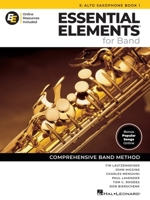 Essential Elements for Band - Eb Alto Sax Book 1 with EEi B0DZ1B42M1 Book Cover
