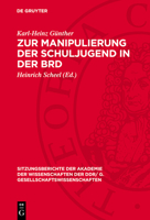 Zur Manipulierung Der Schuljugend in Der Brd 311274392X Book Cover