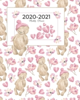 2020-2021 Monthly Planner: Cute Teddy Bear Gift for Women 2-Year Planner (Jan 2020-Dec 2021) with Holidays Organize Appointments and Events 2-Page Monthly Calendar Views Record Passwords, Phone Number 1710096179 Book Cover