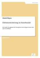 Erlebnisorientierung Im Einzelhandel 3838601939 Book Cover