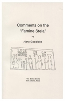 Comments on the 'Famine Stela' 0933175353 Book Cover