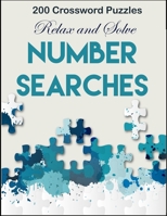 Number Searches: ⭐ Large Print Puzzles |Relax and Solve Number Searches B08P29HM2N Book Cover