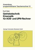 Getriebetechnik Kinematik Fur Aos- Und UPN-Rechner 3528041935 Book Cover