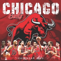 2022 Calendar: Chicago Bulls Calendar 2022 18-month from Jul 2021 to Dec 2022 in mini size 8.5x8.5 inch B095GSG8S3 Book Cover