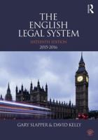 The English Legal System: 2015-2016 1138829544 Book Cover