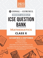 Oswal - Gurukul Mathematics Most Likely Question Bank: ICSE Class 10 For 2023 Exam 9392563795 Book Cover