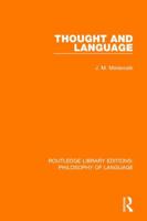 Thought and Language 1138696579 Book Cover