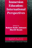 Immersion Education: International Perspectives 0521586550 Book Cover