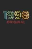Retro 1998 Original - Tagesplaner 52 Wochen: Vintage Terminplaner - A5 (6"x9"), 120 Seiten - Geburtstag 90er 90's Geschenk Jahresplaner Kalender (German Edition) 1674274637 Book Cover