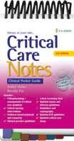 Critical Care Notes Clinical Pocket Guide 0803642237 Book Cover