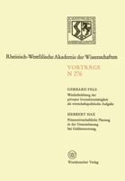 Wiederbelebung Der Privaten Investitionstatigkeit ALS Wirtschaftspolitische Aufgabe. Finanzwirtschaftliche Planung in Der Unternehmung Bei Geldentwertung: 252. Sitzung Am 8. Juni 1977 in Dusseldorf 3531082760 Book Cover
