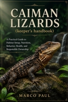 CAIMAN LIZARDS (keeper’s handbook): A Practical Guide to Habitat Setup, Nutrition, Behavior, Health, and Responsible Ownership B0HDJ7GHQK Book Cover