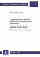 La Protection Des Données À Caractère Personnel À l'Ère de l'Internet: Impact Sur l'Évolution Du Cadre Normatif Et Nouveaux Enjeux- État Des Lieux En 3631611803 Book Cover