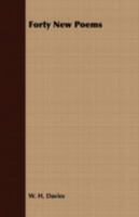 Forty New Poems 1010098543 Book Cover