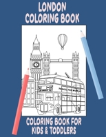London coloring book for kids and toddlers B08VR4HB2V Book Cover