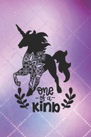 One Of A Kind Unicorn Journal: Writing Journal, Doodle Book, Lined, Great Gift 6x9 inches 1673345166 Book Cover