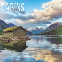 Cabins: 2021 Mini Wall Calendar B08P3SVBXH Book Cover