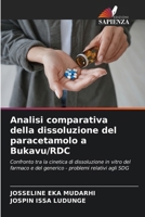 Analisi comparativa della dissoluzione del paracetamolo a Bukavu/RDC (Italian Edition) 6208851734 Book Cover