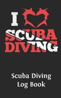 Scuba Diving Log Book: Logbook DiveLog for Scuba Diving Preprinted Sheets for 100 dives Diver - English Version 1077366310 Book Cover