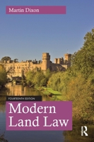 Modern Land Law 1022533541 Book Cover