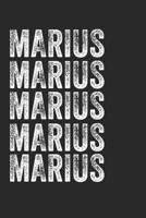 Name MARIUS Journal Customized Gift For MARIUS A beautiful personalized: Lined Notebook / Journal Gift, Notebook for MARIUS,120 Pages, 6 x 9 inches , ... Family Notebook,Customized Journal, The Di 1678456640 Book Cover