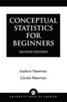 Conceptual Statistics for Beginners 0819194204 Book Cover