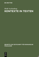 Kontexte in Texten 348452295X Book Cover
