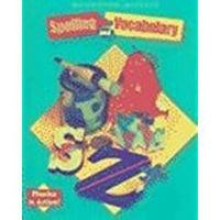 Houghton Mifflin Spelling and Vocabulary: Student Book (consumable/ball and stick) Grade 1 2004 061831153X Book Cover