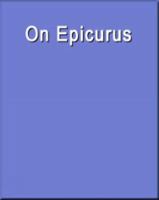 On Epicurus (Wadsworth Philosophers Series) 0534174655 Book Cover
