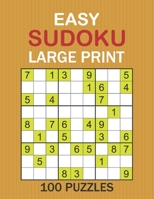 Easy Sudoku Large Print: Sudoku Puzzle Book for Kids Ages 4-8 B093BZRCNY Book Cover