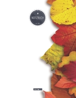 ZMUDACE Notizbuch Punktraster: in DIN A4 Softcover ZP086 Bl�tter Herbst 156 leere gepunktete Seiten mit pers�nlichem Register + Seitenzahlen Zeichenbuch, Skizzenbuch, Dot Grid Notebook, Malbuch, Notiz 1708107479 Book Cover