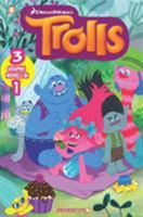 Trolls 3-In-1 #1: Hugs & Friends, Put Your Hair in the Air, Party with the Bergens 154580124X Book Cover