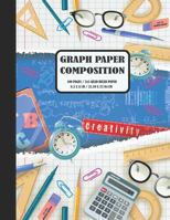 Graph Paper Composition: Quad Ruled 5 squares per inch: Math and Science Composition Notebook for Students * Large (8.5” x 11”) * (Notebooks For Students) 1686224117 Book Cover